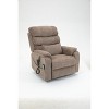 Leisure PU Leather/Velvet Electric Lift Chair, Relaxation Sofa Chair Electric Recliner for the Elderly RE- ModernLuxe - 4 of 4