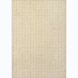 Checkered Easy Jute, Super Soft Rug for Bedroom, Soft Shaggy Plush for Bedroom Dining Room Non-Slip Stain Resistant Under Table Rug - 1 of 4
