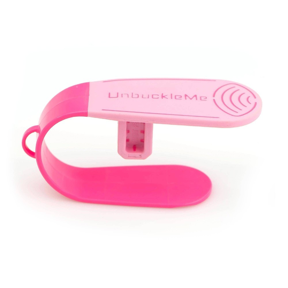 UnbuckleMe Car Seat Buckle Release Tool - As Seen on Shark Tank - Makes it Easy to Unbuckle a Child s Car Seat - Easy Tool for Parents  Grandparents & Older Children (1 Pack  Hot Pink)