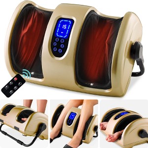 Best Choice Products Foot Massager Machine, Therapeutic Reflexology Massager w/ High-Intensity Rollers - 1 of 4
