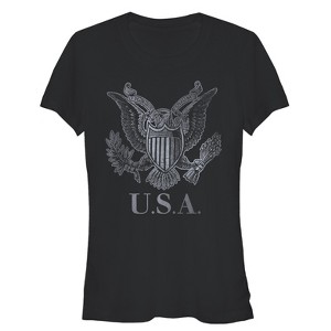 Juniors Womens Lost Gods USA E Pluribus Unum T-Shirt - 1 of 3