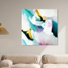 Art Remedy Still Violas Blue Abstract Wall Art Unframed - 2 of 4