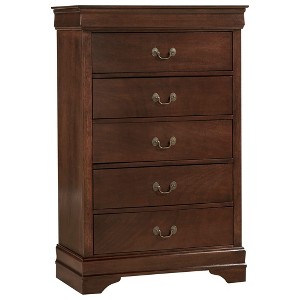 PAGED Traditional Design Dresser for Bedroom Storage Cabinet with Drawers and Metal Glides for Living Room, Hallway, Office - 1 of 4