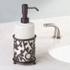 iDesign Vine Refillable Liquid Soap Dispenser - Vanilla/Bronze - 4 of 4