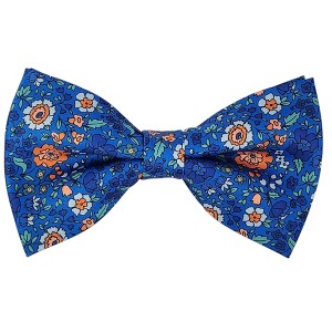 Men's Floral Printed Design 2.75 W And 4.75 L Inch Pre-Tied adjustable Bow Tie - 1 of 3