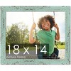 PosterPalooza | Shabby Chic Green Picture Frame - UV Acrylic, Backing Board, Hanging Hardware Included - 2 of 4