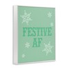 Stupell Industries Funny Festive AF Phrase, 11'' x 14'' - image 3 of 4