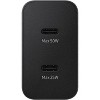 SAMSUNG 50W Duo Power Adapter Wall Charger, 2 Ports, Cable Included, Fast Charging for USB Type C Devices, Low Standby Power Consumption, Black - 4 of 4