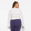 Women's Long Sleeve Cotton Milkmaid Top - Wild Fable™ - 3 of 3