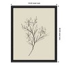 Amanti Art Line Drawn Flowers 1 by Border Bloom Canvas Wall Art Print Framed 16 x 20-in. - 4 of 4
