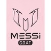 Boys' Messi 'GOAT' Short Sleeve Graphic T-Shirt - Pink - 3 of 3