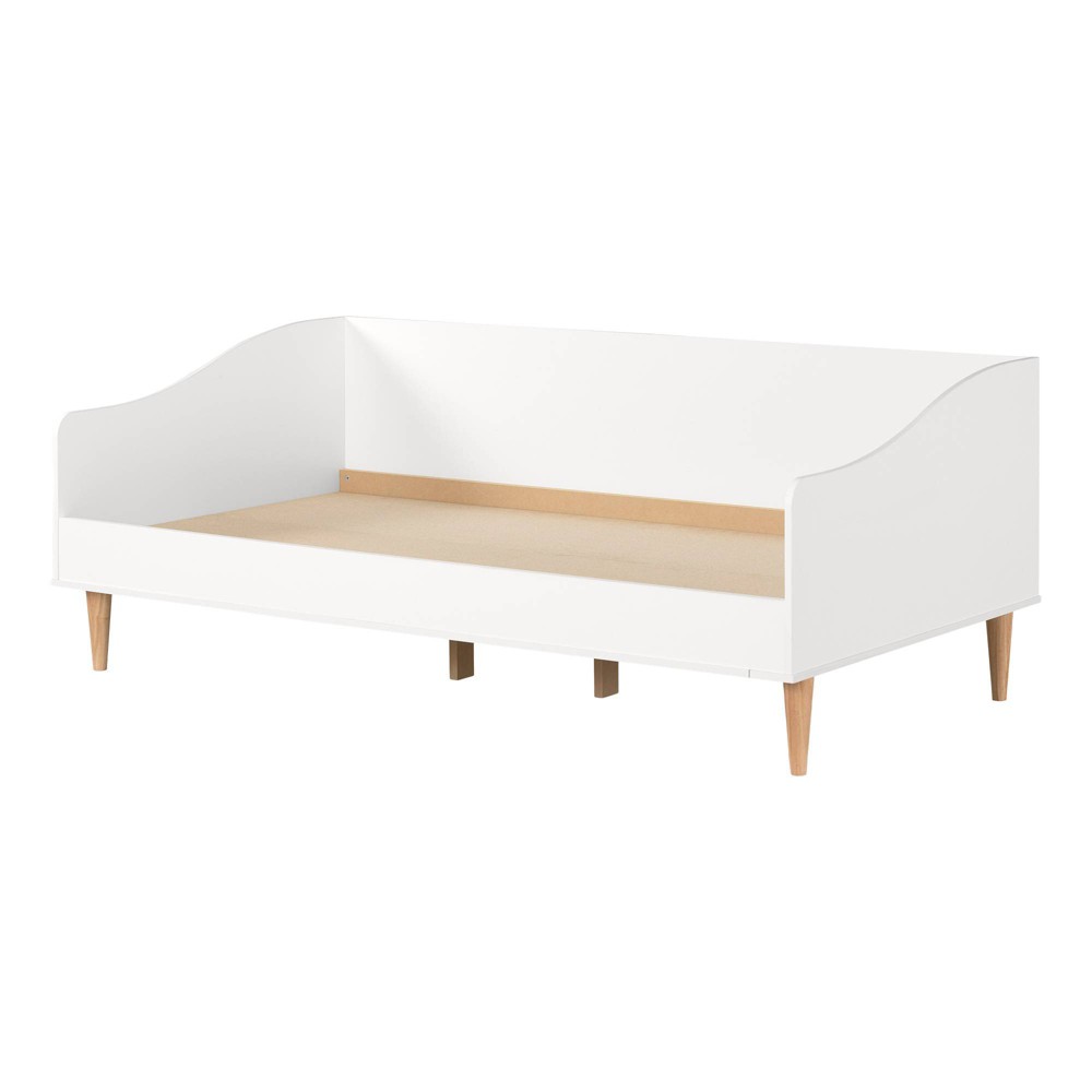 Photos - Bed Twin Cotton Candy Kids' Daybed White - South Shore