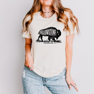Simply Sage Market Yellowstone Bison Short Sleeve Tee - 1 of 4