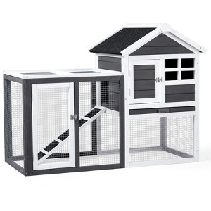 Karl Home Chicken House with Leakproof Pull-Out Tray and UV-Resistant Roof Panel - 1 of 4