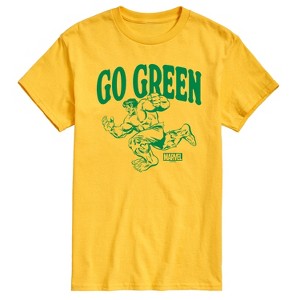 Men's - Marvel - Hulk Go Green Short Sleeve Graphic T-Shirt - 1 of 4