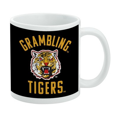 Grambling State University Tigers Logo Ceramic Coffee Mug Novelty Gift Mugs for Coffee Tea and Hot Drinks 11oz White