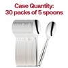 Smarty Had A Party Silver Disposable Plastic Serving Spoons (150 Spoons) - 4 of 4