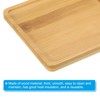 Unique Bargains Bamboo Wood Saucer Square Plant Tray Bonsai Succulent Pot - 3 of 4