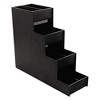 Vertiflex Commercial Grade Narrow Condiment Organizer, 8 Compartments, 6 x 19 x 15.88, Black - image 3 of 4