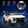 Jojoka 24V 2-Seater Ride-On Car, Licensed Cadillac Electric Truck with Remote Control, Lights, Music, Battery Powered Toy for Boys Girls - 2 of 4
