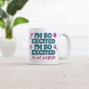 Crazy Dog T-Shirts I'm So Excited I'm So Scared Mug Funny Sarcastic Thrilled Panicking Graphic Novelty Coffee Cup-11oz - 2 of 4