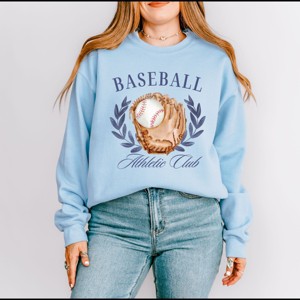 Simply Sage Market Baseball Athletic Club Sweatshirt - 1 of 4