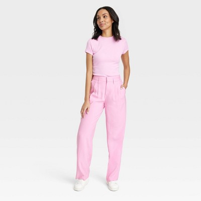 A New Day Women's High Rise Straight Leg Casual Full Trouser Pants - Picture 35 of 39