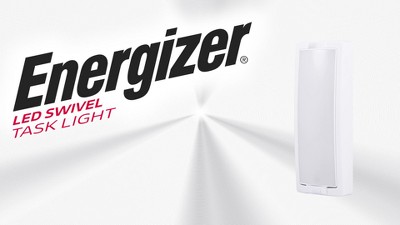Energizer 10 2pk 70 Lumens Battery Operated LED Cabinet Lights Bar with  Wireless RF White