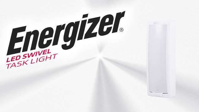 Energizer Battery Operated Swivel Task LED Cabinet Lights Capacitive Touch, 2 of 10, play video