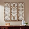 Gulches Two-tone Geometric 3-piece Wood Wall Decor Set - 3 of 4