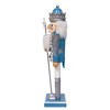 Kurt Adler Wooden 15-Inch Blue and Platinum Nutcracker - 4 of 4