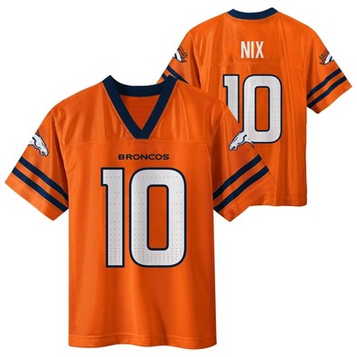 NFL Denver Broncos Youth Bo Nix Short Sleeve Jersey