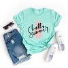 Simply Sage Market Women's Hello Summer Pineapple Short Sleeve Graphic Tee - 3 of 3