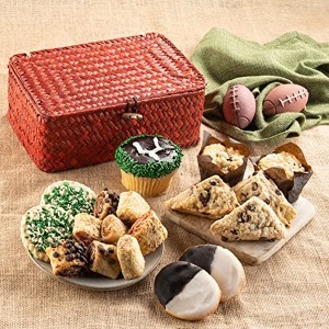 Dulcet Gift Baskets Fresh Rugelah and Cookies Gift Baskets, Super Bowl Gift Basket, Gourmet Gift Basket for Family, Friends, Relatives, and Colleagues - 1 of 4