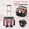 Large Rolling Cleaning Caddy Bag with Wheels, Mobile Cleaning Supplies Organizer for Home, Car, Office and Picnic Use - 2 of 4