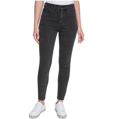 Calvin Klein Womens High Rise Skinny Fit Jeans