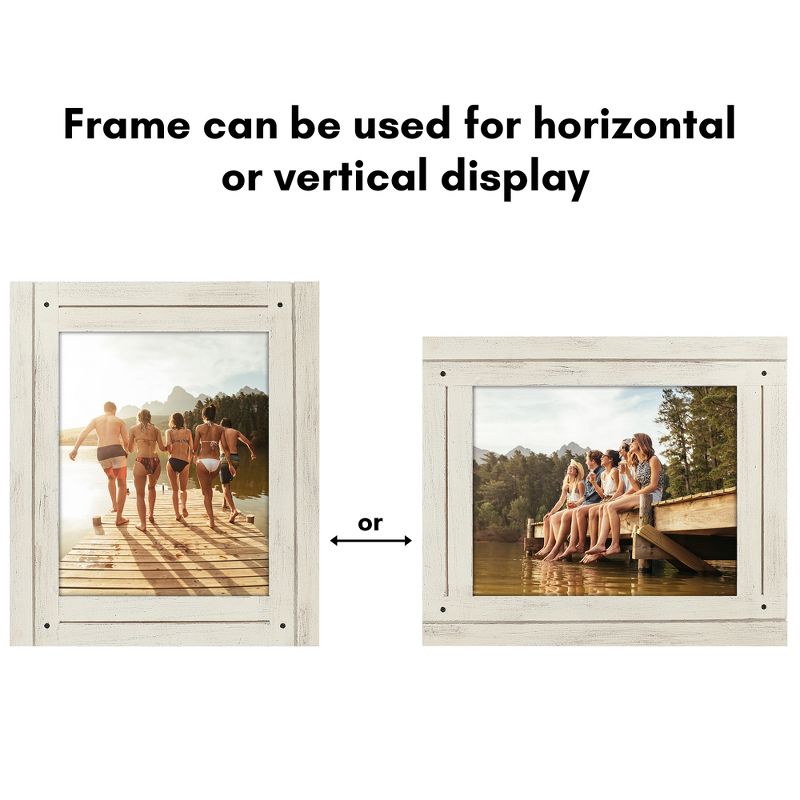 Americanflat Rustic Picture Frame - Unique Farmhouse Look, 4 of 9