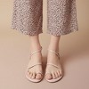 CUSHIONAIRE CHAI Women’s Strappy Sandals – Flat Sandals for Women, Comfortable Beach Sandals, Summer Slip-On Shoes, Casual Dressy Sandals - 2 of 4