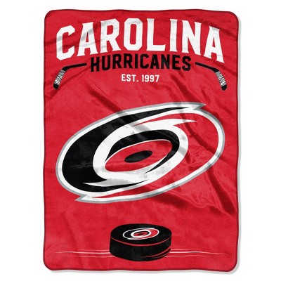 NHL Carolina Hurricanes Inspired Raschel Throw Blanket