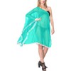 LA LEELA Women's Summer Vacation Beachwear Swim Suit Loose Beach Wear Bathing Suit Beach Dress Cover-up - 3 of 4