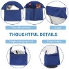 Tirrinia Soft Chaise Lounge Covers with Pocket, Portable Pool Chair Towel, 31"x 73" Patio and Garden Lounging Cover Towe - 3 of 4