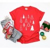 Simply Sage Market Women's Christmas Tree Botanical Short Sleeve Garment Dyed Tee - 3 of 4