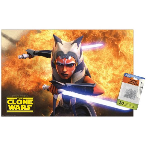 Trends International Star Wars: The Clone Wars - Ahsoka Tano Unframed Wall Poster Prints - image 1 of 4