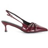 Women's Plus Size WIDE FIT Mia Sling Back - burgundy | CITY CHIC - 2 of 4
