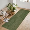 Modern Rainbow Easy Jute Area Rugs, Washable Natural Contemporary Indoor Outdoor Carpet for Living Room Farmhouse Patio Backyard RV - 2 of 4