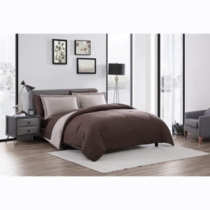 Kate Aurora Dorm Accents Brasilia Reversible 7 Piece Bed in a Bag Comforter & Sheets Set - 1 of 4