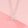 Girls' Whale Tail Sterling Silver Necklace - In Season Jewelry - 4 of 4