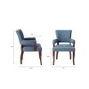 CAVINAS Dining Chairs Kitchen Chairs Arm Dining Chair with Wooden Frame for Kitchen, Bedroom - 3 of 4