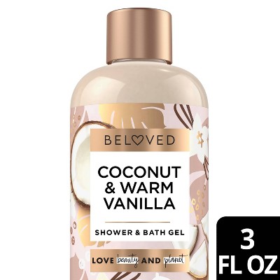 Image of Beloved Mini Shower & Bath Gel - Coconut & Warm Vanilla - Travel Size - 3 fl oz