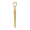Black Bow Jewelry 14k Yellow Gold 3D Seahorse Pendant - 2 of 4